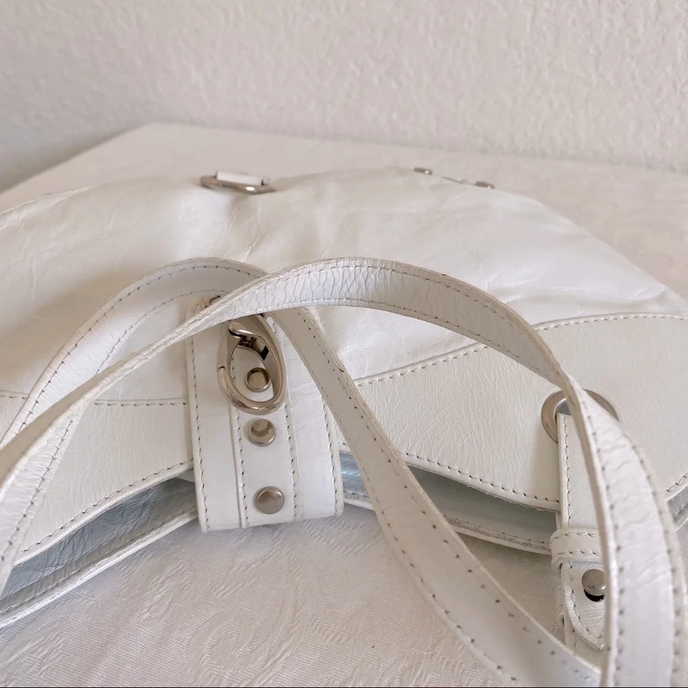 Maurizio taiuti shout studded leather hobo bag